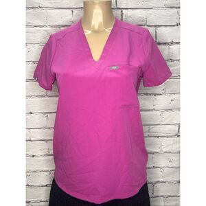 Figs pink Catarina One-Pocket Scrub Top™ XS